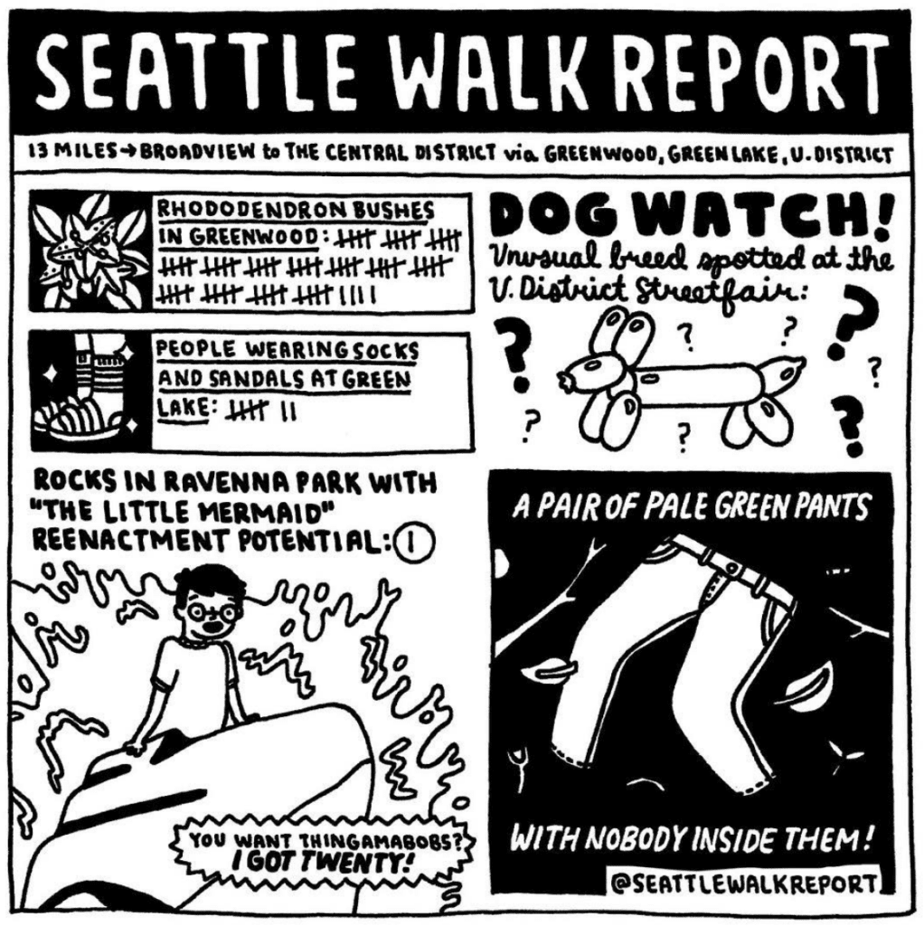 Seattle Walk Report Instagram Art