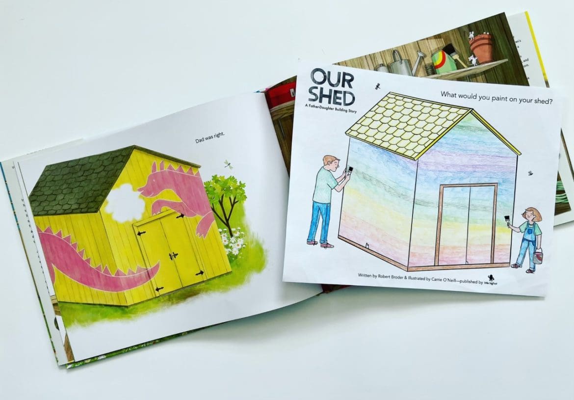 Our Shed Coloring Activity Feature Image